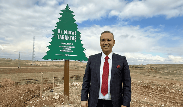 Doktor Murat Taraktaş, Eskişehir'de kendi adına hatıra ormanı oluşturdu