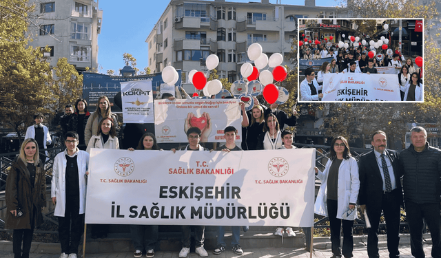 Eskişehir’de Organ Bağışı Haftası kapsamında yürüyüş düzenlendi