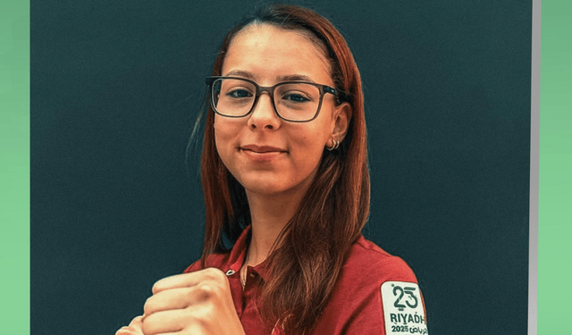 Hatice Pınar Yiğitalp'ten madalya