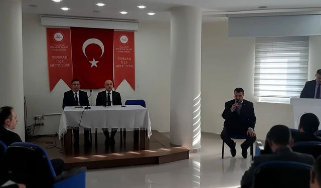 Tepebaşı İlçe Müftülüğünde Kasım ayı mutat personel toplantısı gerçekleştirildi