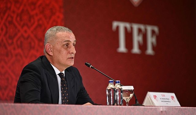 TFF Başkanı konuşacak