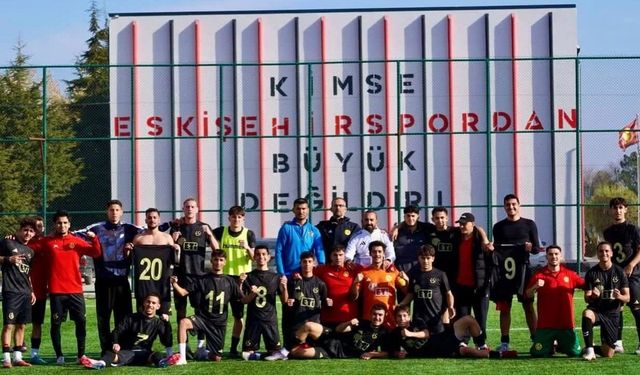 Eskişehirspor’un gençleri moral buldu