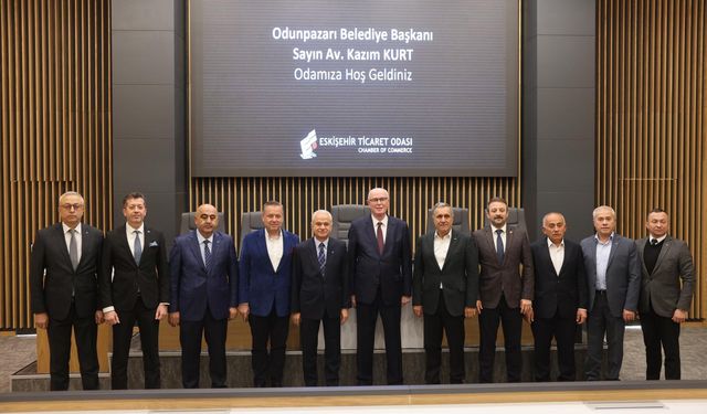 Başkan Kazım Kurt’tan Eskişehir Ticaret Odası’na ziyaret