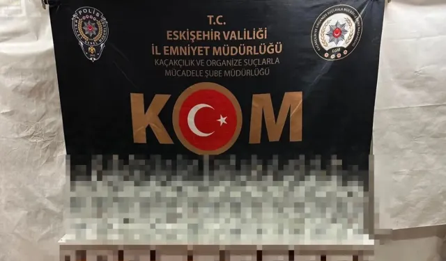 Eskişehir'de operasyon: 128 şişe kaçak alkol ele geçirildi