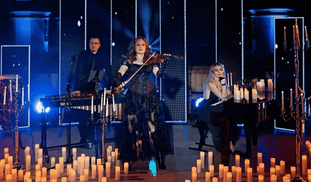 Mum ışığında büyüleyen performans: Magnifique Concert Eskişehir'de!