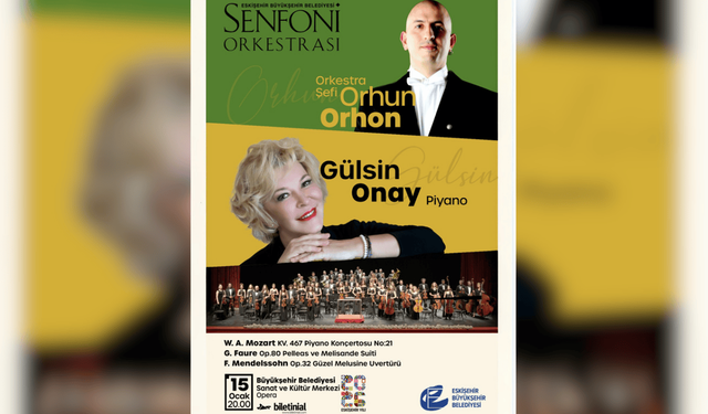 Eskişehir Senfoni Orkestrası'ndan yeni konser