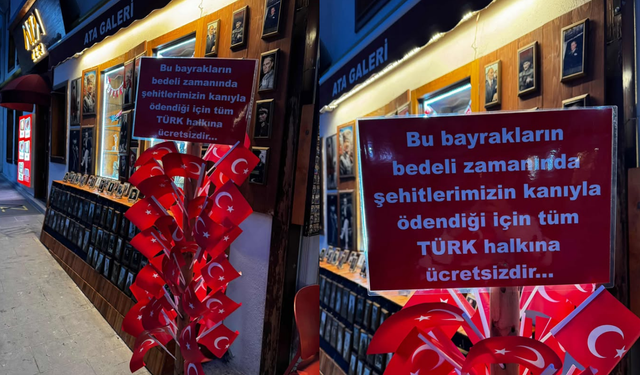 Eskişehir'de anlamlı uygulama: "Türk halkına ücretsizdir"
