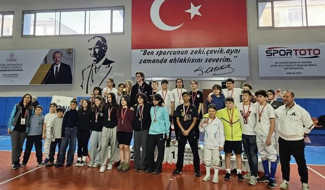Eskişehir'de Eskrim İl Birinciliği müsabakaları sona erdi