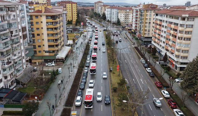 Eskişehir'in yeni otobüsleri hizmete başladı