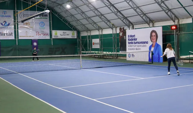 Eskişehir'de "8 Mart Kadınlar Tenis Turnuvası" düzenlenecek