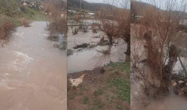 Eskişehir'de sağanak sonrası sel!