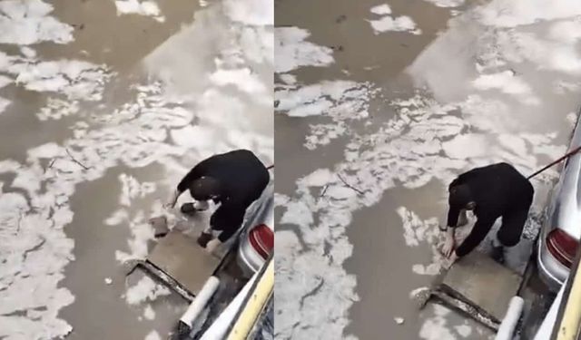 Eskişehir'de vatandaş isyan etti: Sokak yine göl oldu