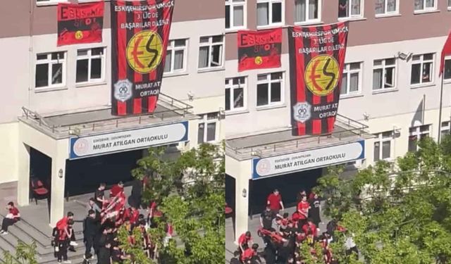 Eskişehirspor için tek yürek: Öğrencilerden anlamlı destek
