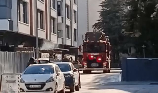 İsmet İnönü Caddesi'nde yangın!