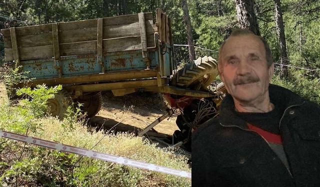 Traktör faciası: 1 ölü, 1 yaralı