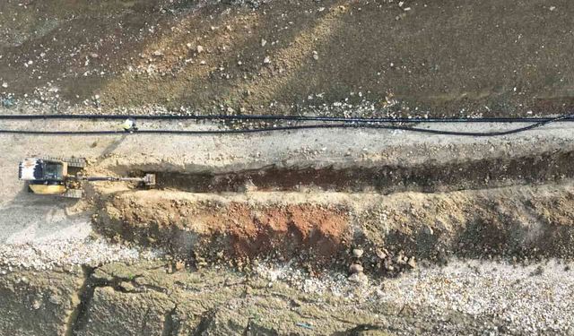 Eskişehir'in bir ilçesinin içme suyu altyapısı yenilendi