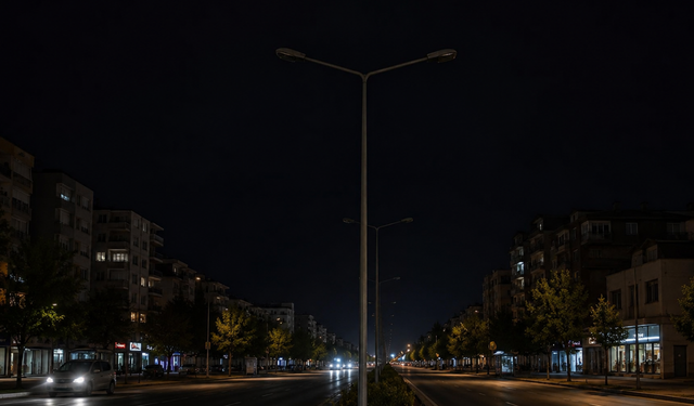 Eskişehir'de karanlıkta kalan bulvar için vatandaşlardan çağrı