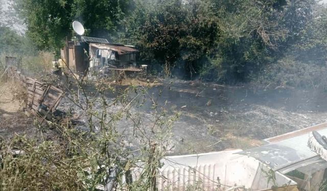 Bahçe yangınında acı son: 70 yaşındaki adam alevlerin içinde can verdi