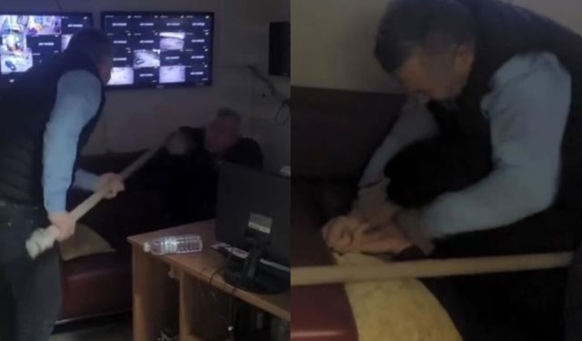 Eskişehir’de hastane skandalında yeni görüntüler! Eski müdürden "sopalı şaka"