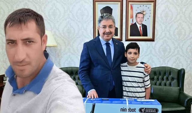 Eskişehir'deki orman yangınında şehit olan Eyüp Dereli'nin oğlunun hayali gerçek oldu