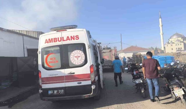 İş yerinde tüp bomba gibi patladı
