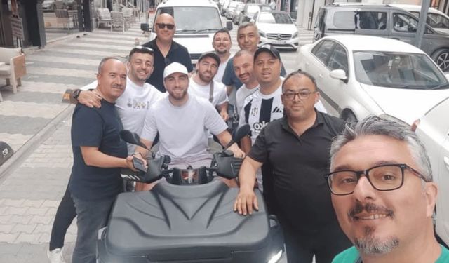 Milli futbolcu tatilini Emirdağ'da geçiriyor