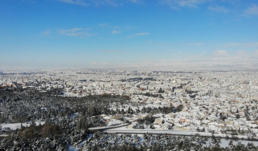 Eskişehir'den eşsiz kar manzaraları