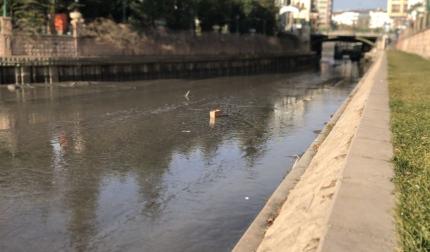 Porsuk Çayı'ndaki manzara pes dedirtti