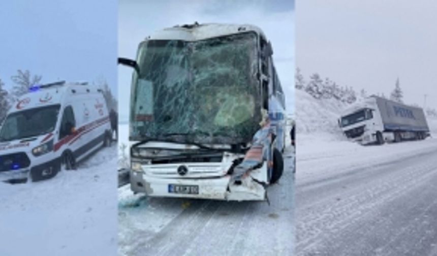 Kara yolu değil adeta 'Kaza yolu'