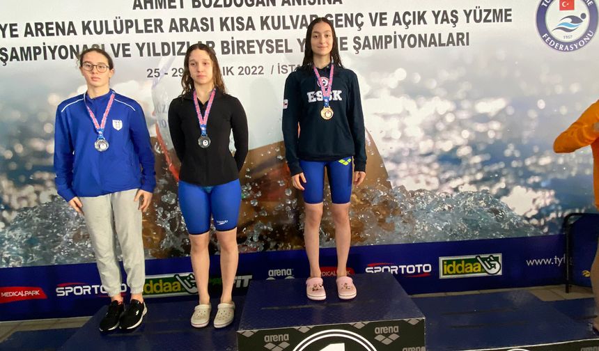 ESSK'lı milli yüzücü Türkiye şampiyonu oldu