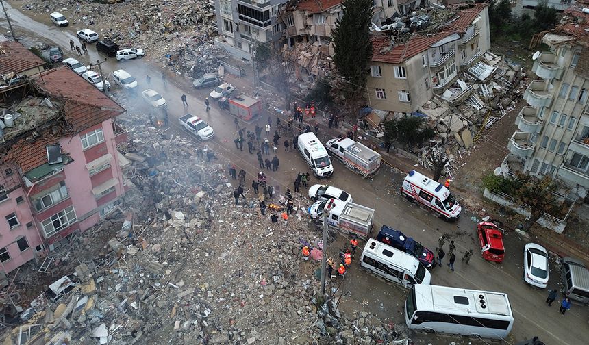 Hatay'da yaşanan yeni deprem ve sonrası böyle görüntülendi
