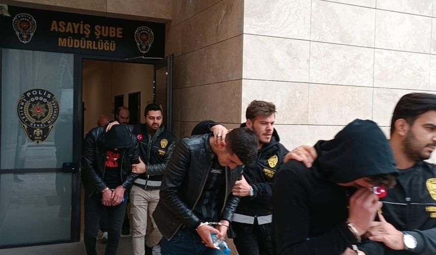 3 araç çalan şahıslar tutuklandı