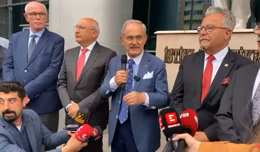 Yılmaz Büyükerşen ve CHP Milletvekilleri adliye çıkışı açıklamalarda bulunuyor