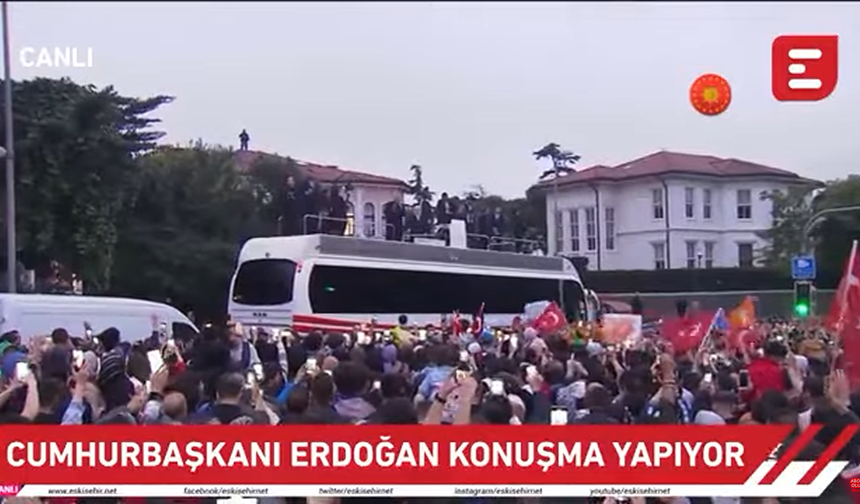 Cumhurbaşkanı Erdoğan Kısıklı'dan konuşma yapıyor