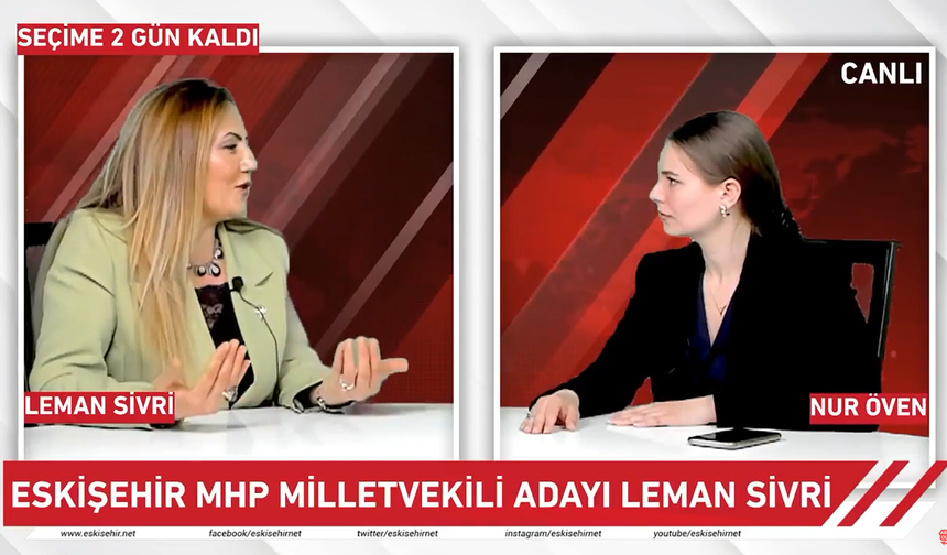 MHP Eskişehir Milletvekili Adayı Leman Sivri