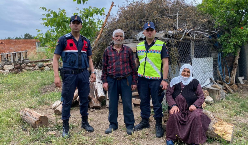 Kaybolan küçükbaş hayvanları jandarma buldu