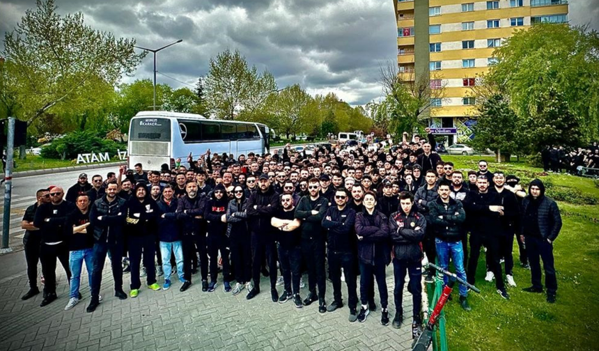 Eskişehirspor taraftarları, 300 kişiyle deplasman yolunda