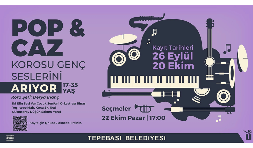 Pop ve Caz Korosu yeni yeteneklerini arıyor