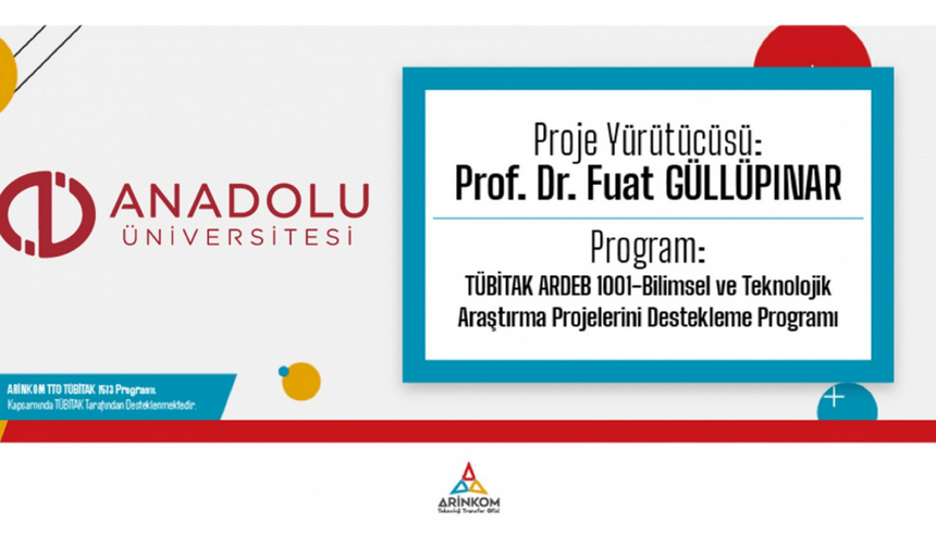 Prof. Dr. Güllüpınar’ın projesi destek almaya hak kazandı