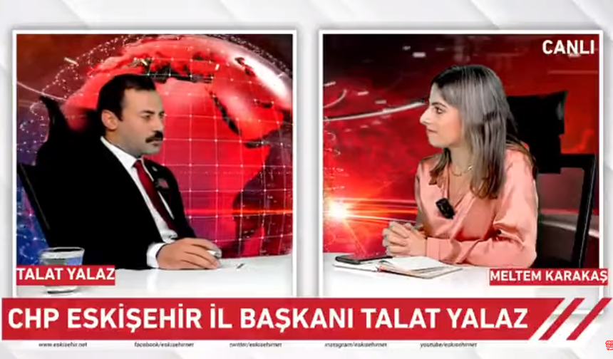 Net Soru'nun konuğu CHP Eskişehir İl Başkanı Talat Yalaz