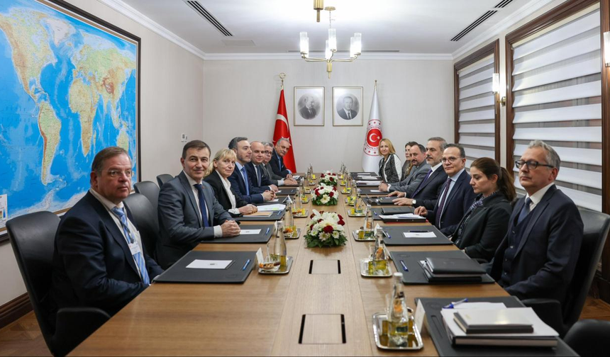 Fidan, Türkiye-AB Karma Parlamento Başkanı Lagodinsky'i kabul etti
