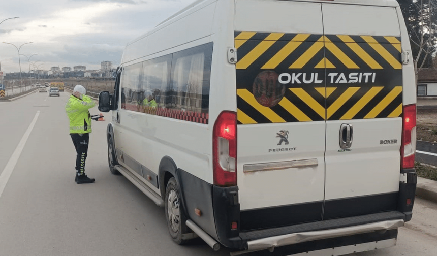 Eskişehir'de okul servisleri mercek altına alındı: 6 servis kusurlu çıktı