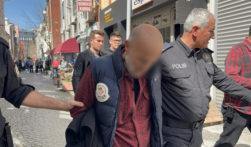 Alkol çaldığı marketin çalışanlarına bıçak çekti, Eskişehir'de film gibi yakalama operasyonu