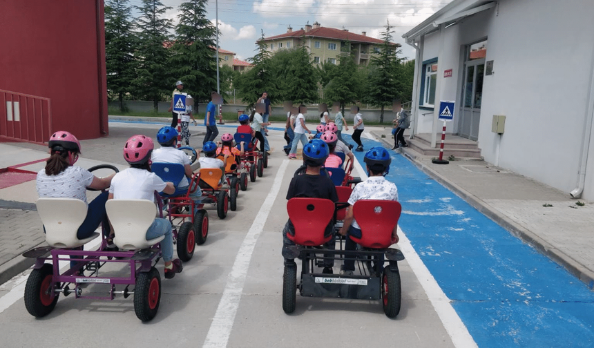 Eskişehir'de trafik eğitimi çocukluktan başlıyor