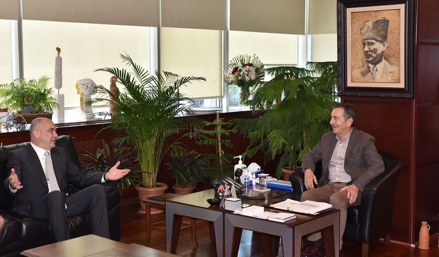 ESO Başkanı Kesikbaş’tan Başkan Ataç'a hayırlı olsun ziyareti