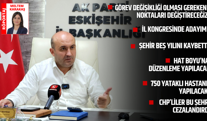 “Belediye başkanlık makamı mazeret üretme yeri değil”