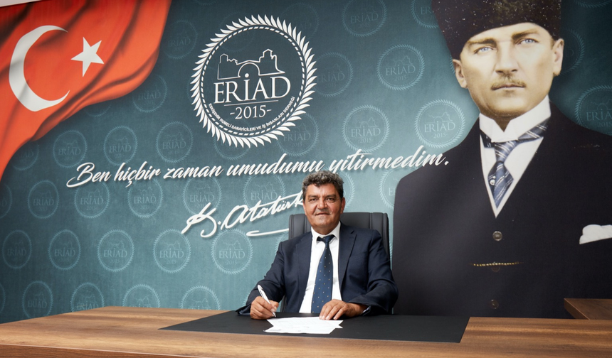 ERİAD Başkanı Rüştü Şentuna onursal üyeliğe layık görüldü