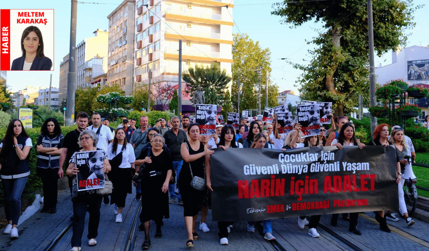 Eskişehir’de Narin için yürüyüş