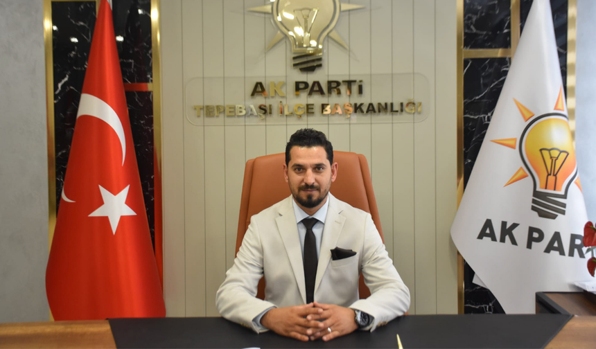 AK Parti Tepebaşı İlçe Başkanı Muhammed Ali Kaya'dan istifa açıklaması!