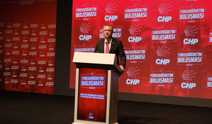 CHP Genel Başkanı Özgür Özel Eskişehir’de